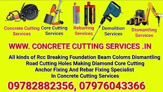 Kota - Concrete Slab Wall Lenter Core Cutting Rebarring Services Near Me Kota Rajasthan