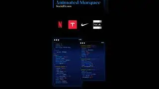 Animated marquee social icons By using CSS code for beginners #shorts #cssforbeginners #codingin2024