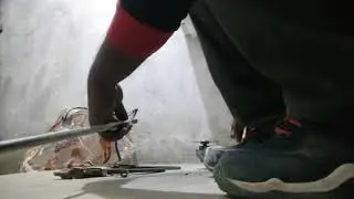 Hand pump fitting