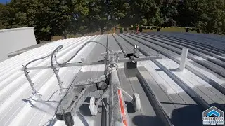 Efficiently Spraying Commercial Roof Coatings