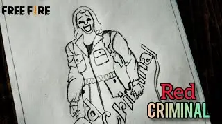 How to draw Red Criminal bundle | Easy pencil sketch drawing | Easy criminal drawing