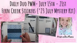 DAILY DUO PLAN WITH ME | ERIN CONDREN LIFE PLANNER | FEAT. @FernCreekStickers | SURPRISE UPDATE!