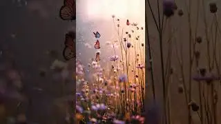 Peaceful Butterflies in Golden Sunrise | Relaxing Nature Video