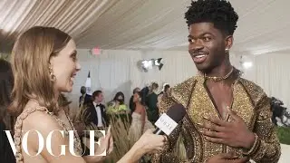 Lil Nas X on His Three Royal Outfits | Met Gala 2021 With Emma Chamberlain | Vogue