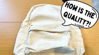 School Backpack for Teen Girls Bookbags Elementary High School Corduroy Review #sponsored