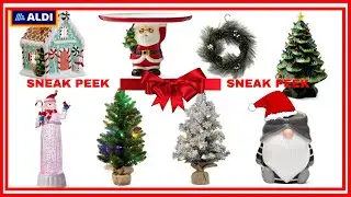 👍ALDI *SNEAK PEEK  10/26 -11/01 * WREATH, GINGERBREAD HOUSE, COOKIE JAR, GNOME AND MORE❤️