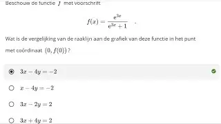 3242 2025 vraag 8 Tandarts Wiskunde Toelatingsexamen