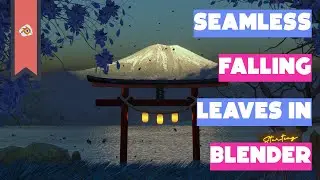 How to Create Seamless Falling Leaves Animation in Blender | Blender Animation Tutorial