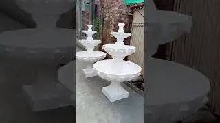 Fountain design in fiberglass/Fountain for Event Decor #viralvideo #wedding #fountain #fiberglass
