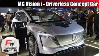 MG Vision i - The Driverless Concept Car | MG Concept Car | AutoExpo2020 | FuriousWheels