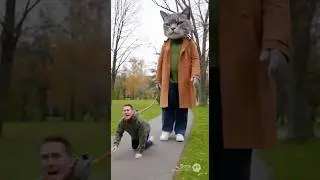 Walking my Human 🚶&zwj;♂️🦴 #weird