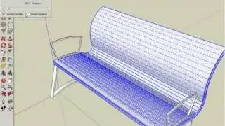 60-Sketchup Alıştırma-Ahşap Bank