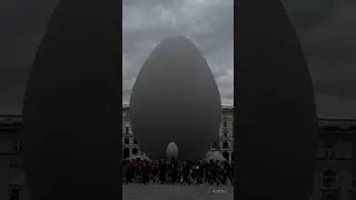 WHAT IS THIS GIANT EGG&hellip;.😱😱 #running #china #japan #ai #crazy #funny