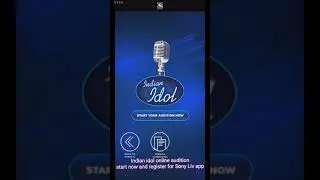 🎉🎊🤗Indian idol online audition start register now Sonyliv app