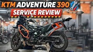 Полный обзор технического обслуживания KTM Adventure 390 после 35000 км || Замена цепи