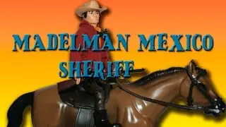 MADELMAN EXINMEX SHERIFF exin mex juguete antiguo de mexico serie oeste 1980