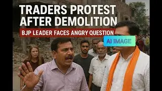 Merchants Protest After Demolition in Meerut | Traders Question BJP Leader&rsquo;s Visit
