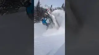 Лемеза сити🏔️🥷 #brp #skidoo #snowmobile #горы #sled #snow #горныйснегоход