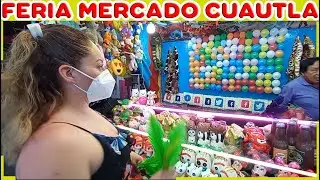 Feria MEXICANA en CUAUTLA MORELOS - Mercado de COMIDA TÍPICA