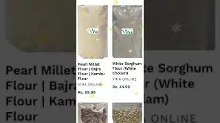 Authentic & Organic Viha White Sorghum Flour | Viha Online Shopping | Anitha Kuppusamy Viha