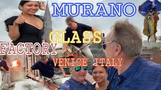 MURANO GLASS FACTORY | VENICE ITALY (2019) | MURANO ISLAND TOUR | AMAZING GLASS CREATIONS | VACATION