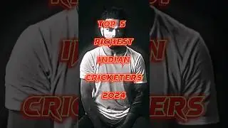 TOP 5 RICHEST INDIAN CRICKETERS 😱 | #shorts#ytshorts#youtubeshorts#cricket#viral#trending