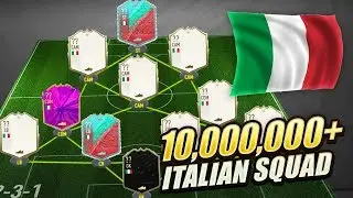 10,000,000+ COINS ITALIAN FUN SQUAD! FIFA 20 ULTIMATE TEAM