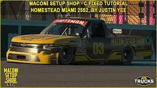 iRacing Maconi C-Fixed Trucks Homestead для квалификации и гонки 25S2