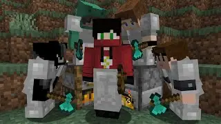 Minecraft Speedrunner VS 4 Hunters REMATCH
