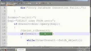 How Retrive Data From Database To Combobox Using PHP Tamil