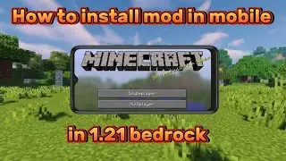 How to install minecraft mod in mobile pocket edition?
