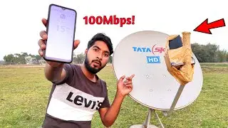 JioFi High Speed Internet trick using Tata sky dish | how to make personal tower.