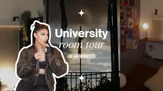 ★ university room tour + move in , decor inspo , uk uni accom ★