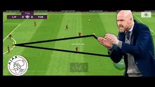Eric Ten Hag(P.Boer), Ajax coach, Tactics, Player Guide Explained PesMobile