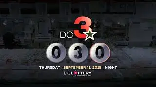 DC LOTTERY Night 09/11/2025