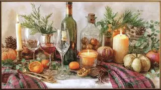 Thanksgiving Holiday Ambience &ndash; 4K Frame TV Art 03 | Cozy Fall Decor