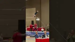 High bar tech sequence. #shorts #viral #gymnastics #regional