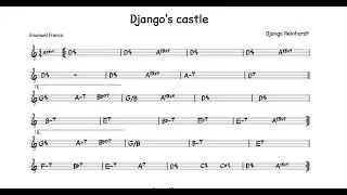 Django's Castle - (bpm 92) Gypsy - Jazz Backing Track / Play Along
