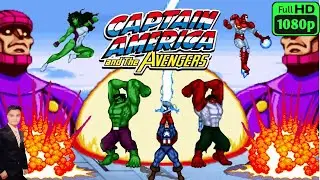 | Captain America And The Avengers 👑| | Arcade Game Longplay |