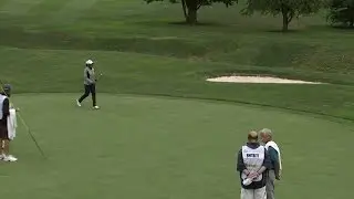 Angelica Harris holes 40-foot putt at Nature Valley First Tee Open