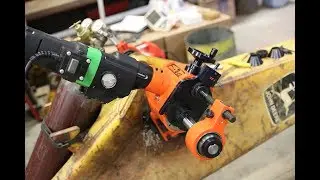 How to set up Bore Repair Systems, Inc. BOA-C45 line bore system to repair bores on backhoe boom