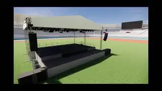 T.I Pro Audio stage sound design of Uganda stadium.