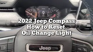 How to reset Oil Life Reminder 2022 Jeep Compass