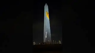 Washington Monument America 250 Illumination 🇺🇸❤️🤍💙🇺🇸