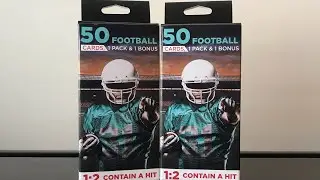 2 Walgreens Jumbo Football Boxes! Auto Hit