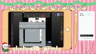 Using nomad sculpt to make a Santa gift tag paper clip