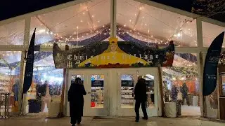 Baltimore Christmas Village on A Weekday Night