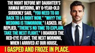 My 6 year old son begged me to leave Hawaii    until I saw what was in my bedroom