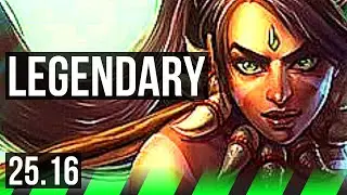NIDALEE vs PANTHEON (JGL) | Legendary, 500+ games | KR Master | 25.16