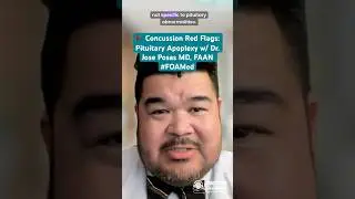 🚩 Concussion Red Flags: Pituitary Apoplexy w/ Dr. Jose Posas  MD, FAAN #FOAMed #emergencymedicine